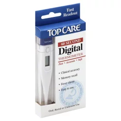 TopCare Digital 60 Seconds Thermometer 1 Ea Peg