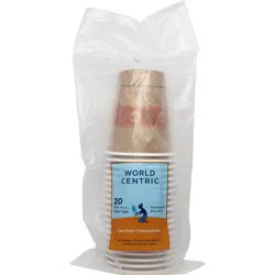 World Centric 12 Ounce Paper Cups 20 ea