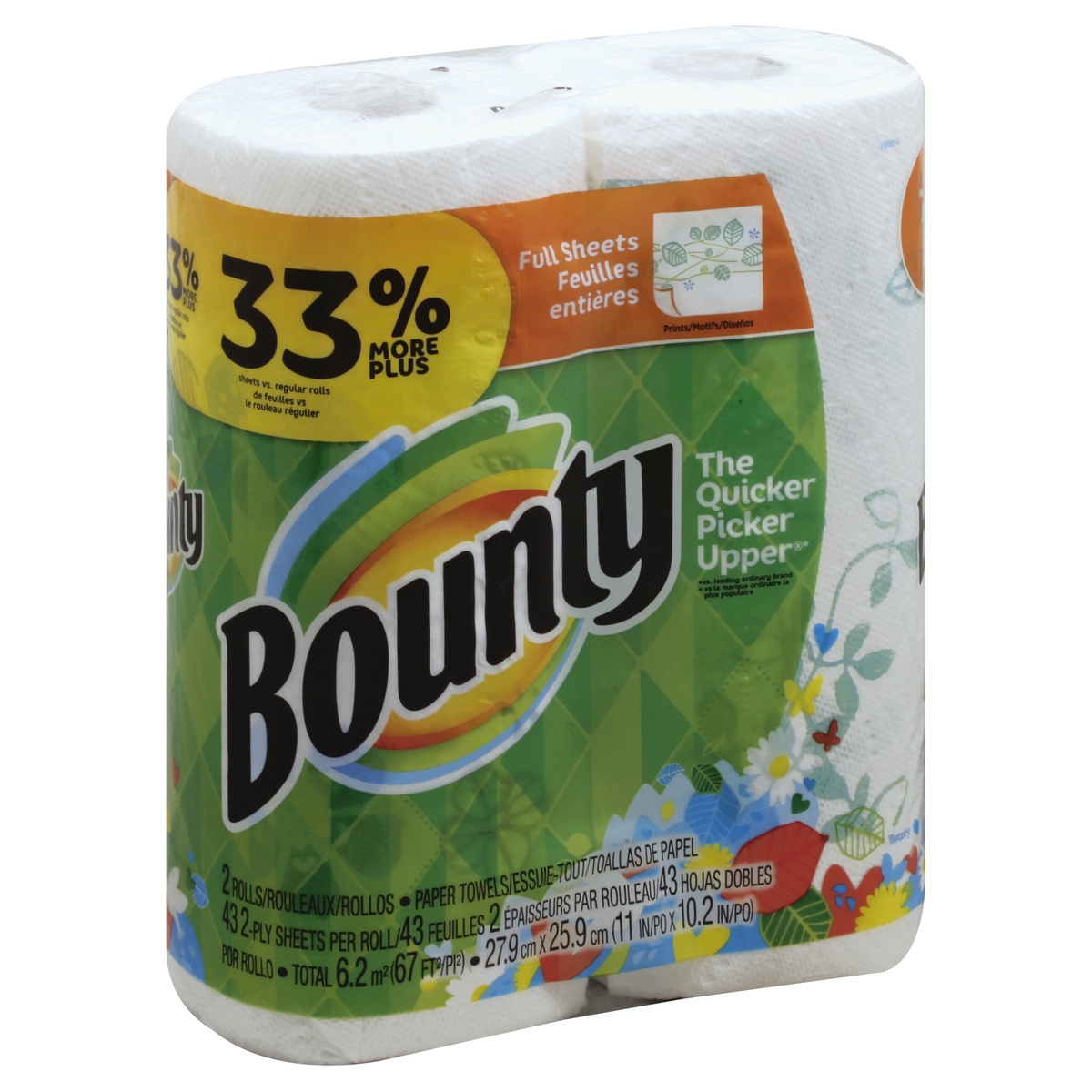 slide 1 of 1, Bounty Paper Towels 4 ea, 4 ct