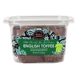 Nancy Adams Milk Chocolate Sea Salt Cashew English Toffee