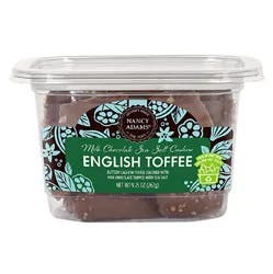 Nancy Adams Milk Chocolate Sea Salt Cashew English Toffee