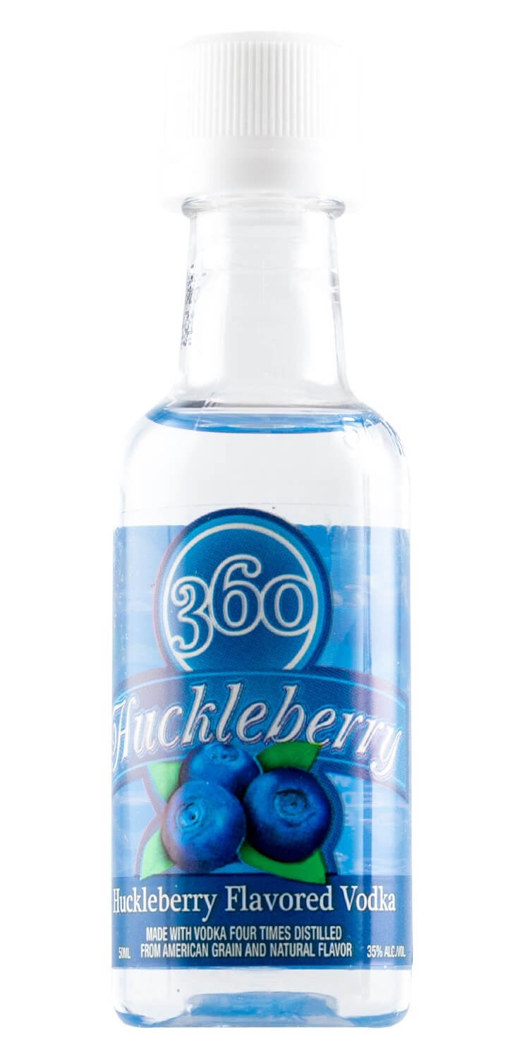 slide 1 of 1, 360 Vodka Huckleberry, 50 ml