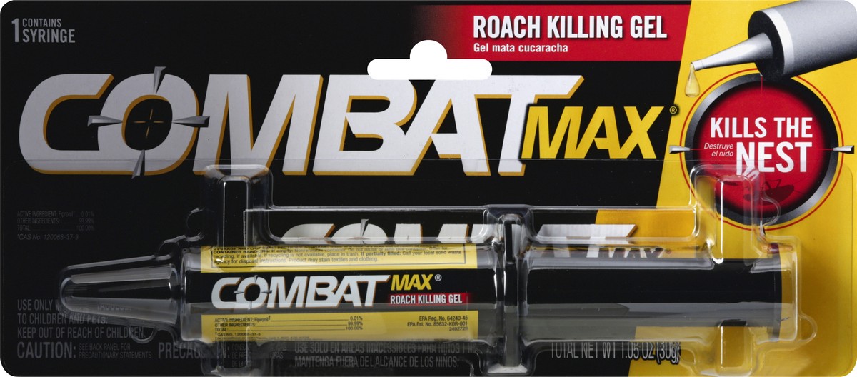 slide 3 of 9, Combat Max Roach Killing Gel, 1.05 oz