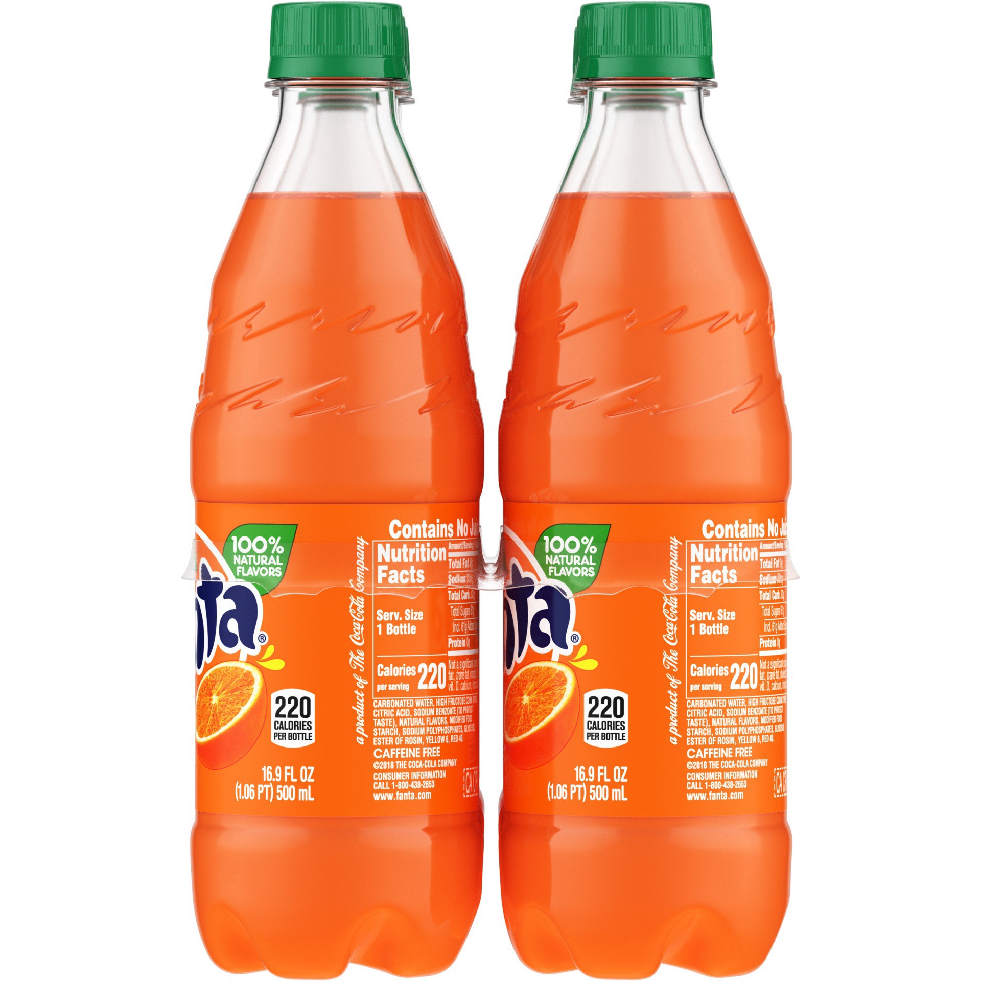 slide 17 of 25, Fanta Orange Soda Bottles, 6 ct; 16.9 oz