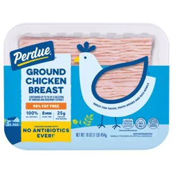 Perdue No Antibiotics Ever Ground Chicken Breast 98% Lean 2% Fat