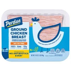 Perdue No Antibiotics Ever Ground Chicken Breast 98% Lean 2% Fat