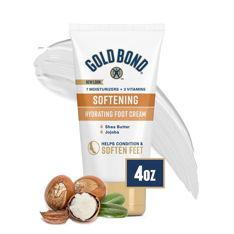 slide 1 of 5, Gold Bond Softening Foot Cream (4 Oz), 4 oz