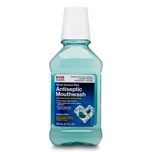 slide 1 of 1, CVS Health Antiseptic Mouth Rinse With Tartar Protection Ice Mint, 8.5 fl oz; 250 ml