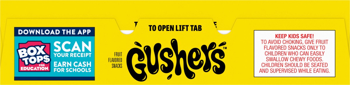 slide 9 of 14, Fruit Gushers Blueberry Grape and Sour Blue Raspberry Fruit Flavored Snacks 6 Count, 6 ct
