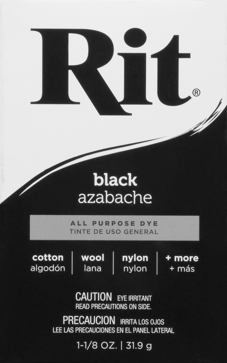 slide 6 of 9, Rit Dye Black Powder, 1 1/8 oz