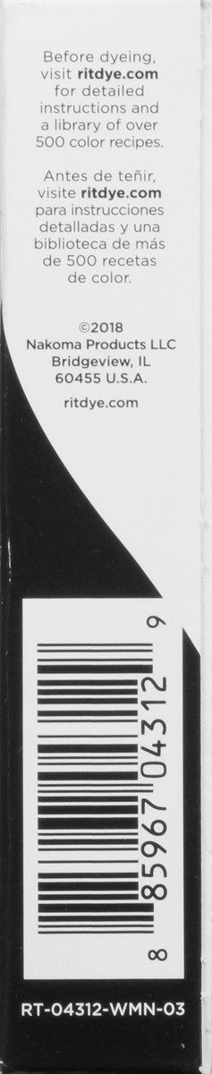 slide 8 of 9, Rit Dye Black Powder, 1 1/8 oz