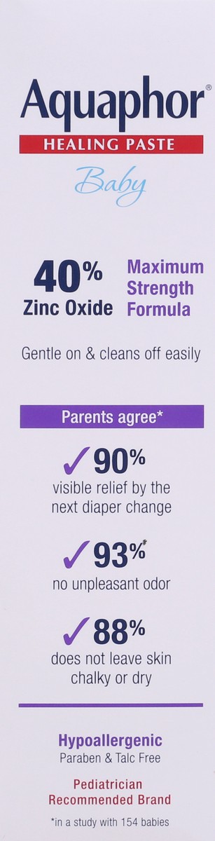 slide 8 of 14, Aquaphor Baby Fast Relief Diaper Rash Paste 3.5 oz, 3.5 oz