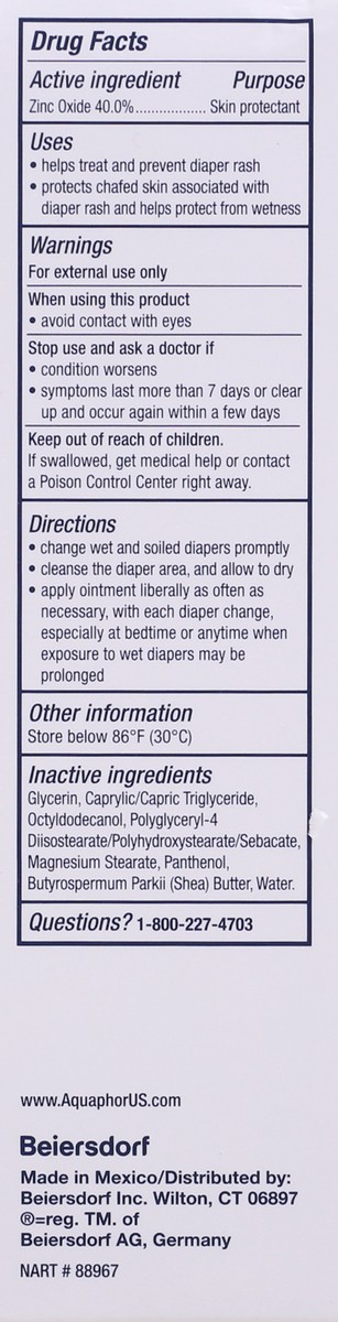 slide 10 of 14, Aquaphor Baby Fast Relief Diaper Rash Paste 3.5 oz, 3.5 oz