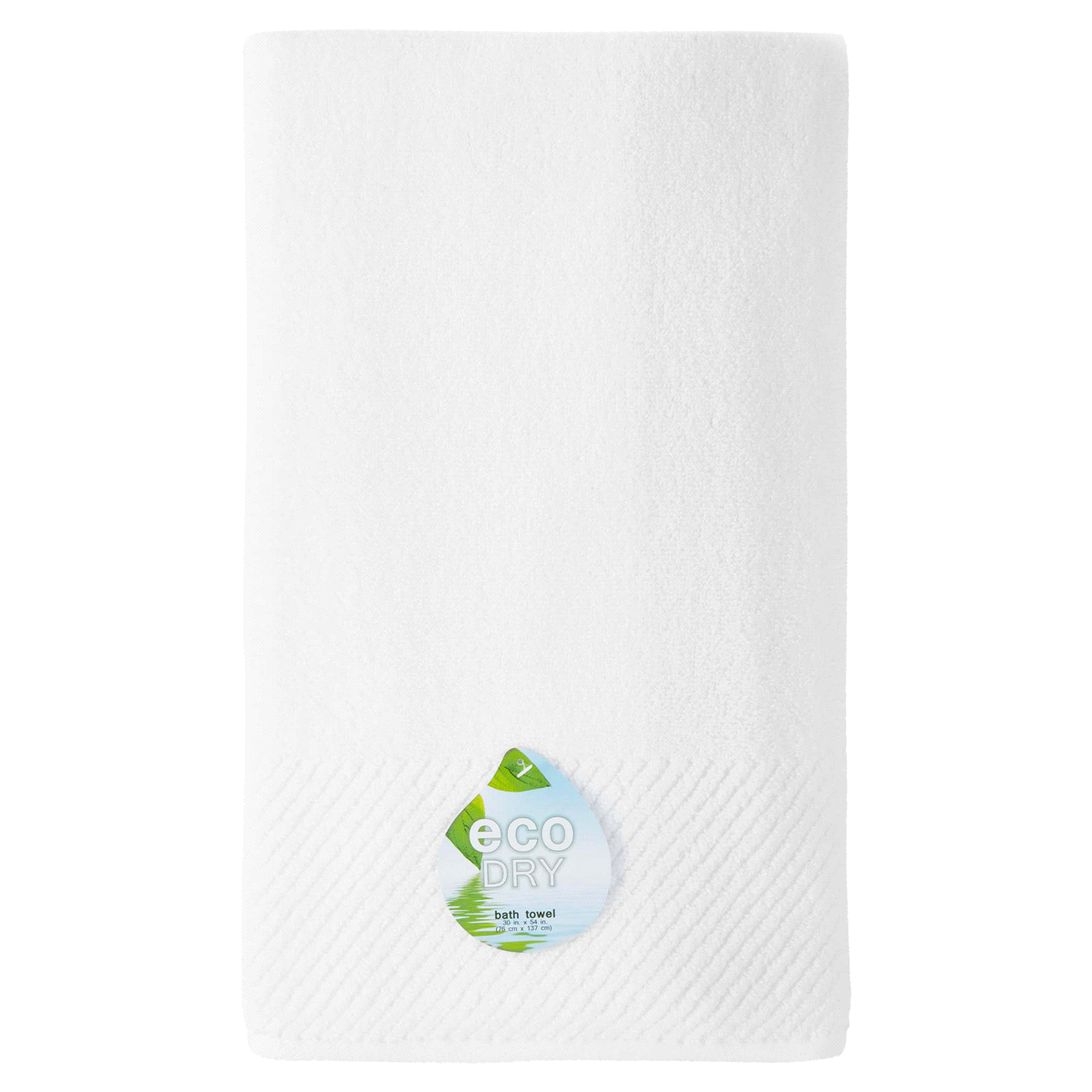 slide 1 of 1, Eco Dry Bath Towel, True White, 1 ct