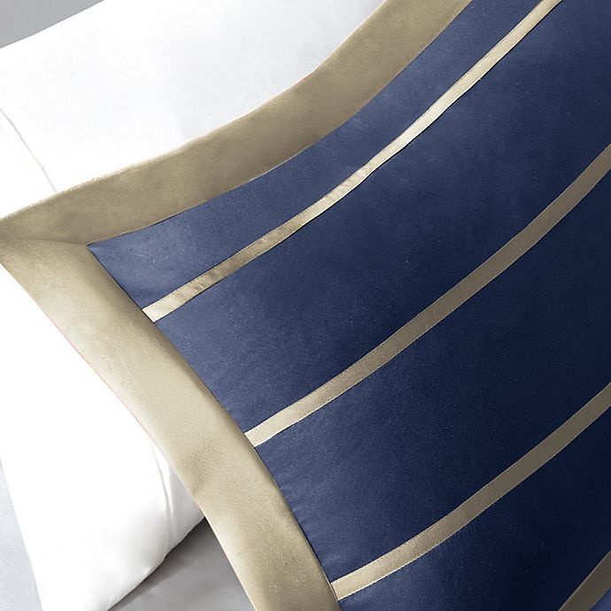 slide 4 of 6, Mi Zone Ashton Stripe Printed Twin/Twin XL Comforter Bedding Set - Navy, 1 ct