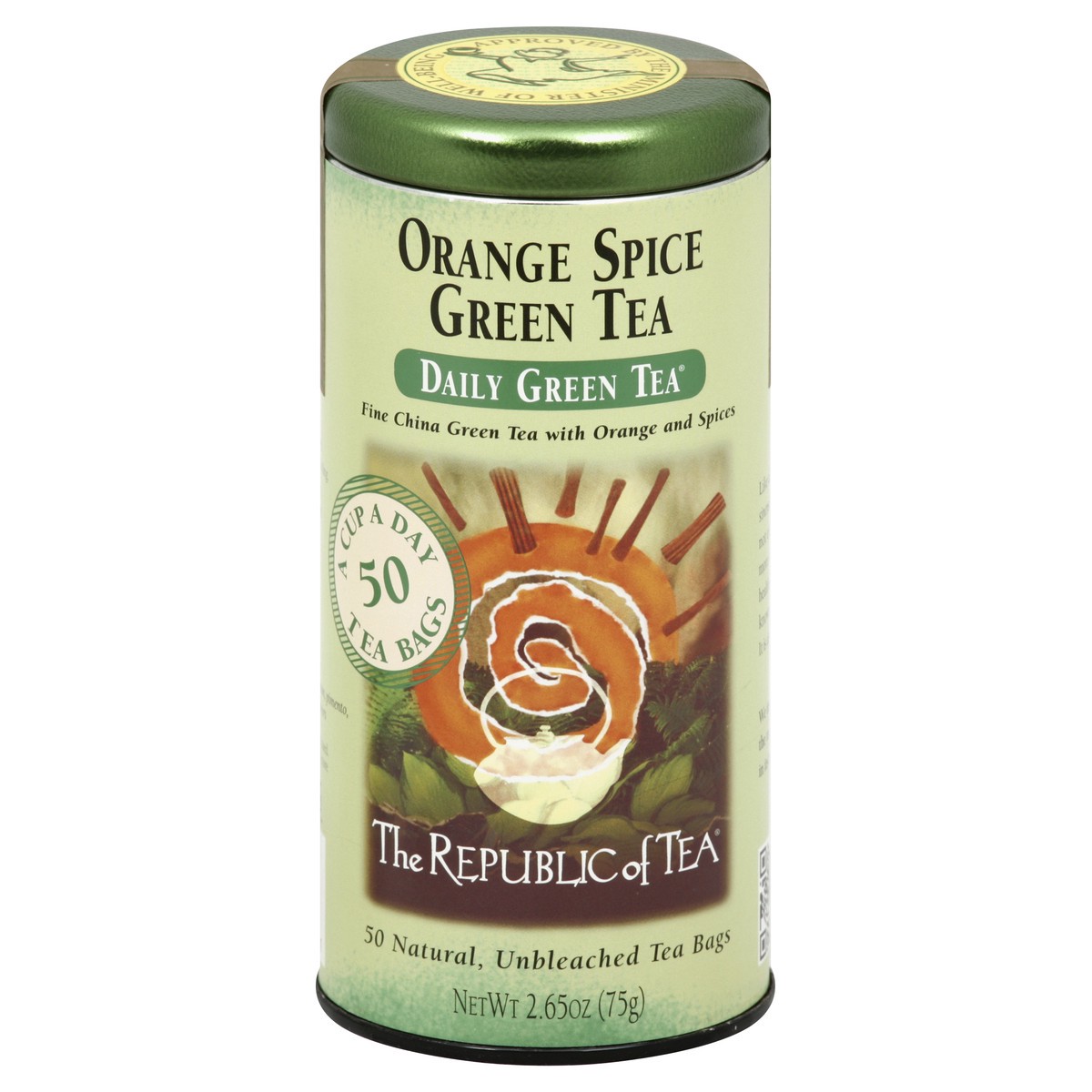 slide 3 of 3, The Republic of Tea Green Tea - 50 ct, 50 ct