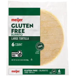 Meijer Gluten Free Burrito Tortillas, 6 ct