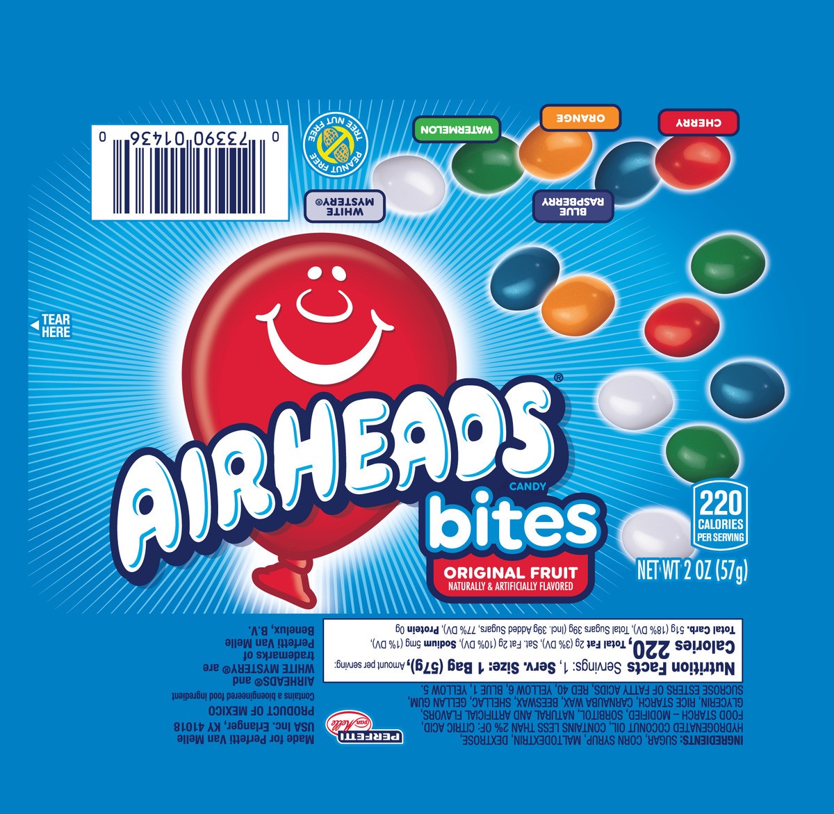 slide 6 of 9, Airheads Bites Candy Pack, Assorted Fruit Flavors, 2 Ounce, 2 oz