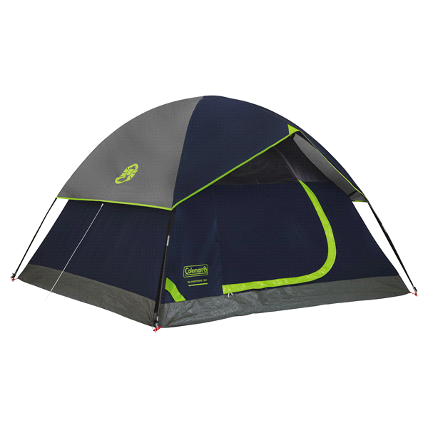 slide 1 of 1, Coleman Sundome 3-Person Dome Tent, 7 ft x 7 ft