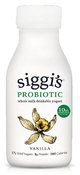 slide 1 of 1, siggi's Probiotic Drinkable Whole Milk Yogurt, Vanilla, 8 fl. oz., 8 oz