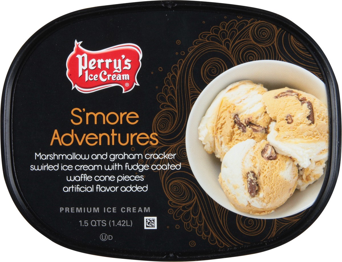 slide 8 of 14, Perry's Ice Cream S'more Adventures Premium Ice Cream 1.5 qt, 1.5 qt