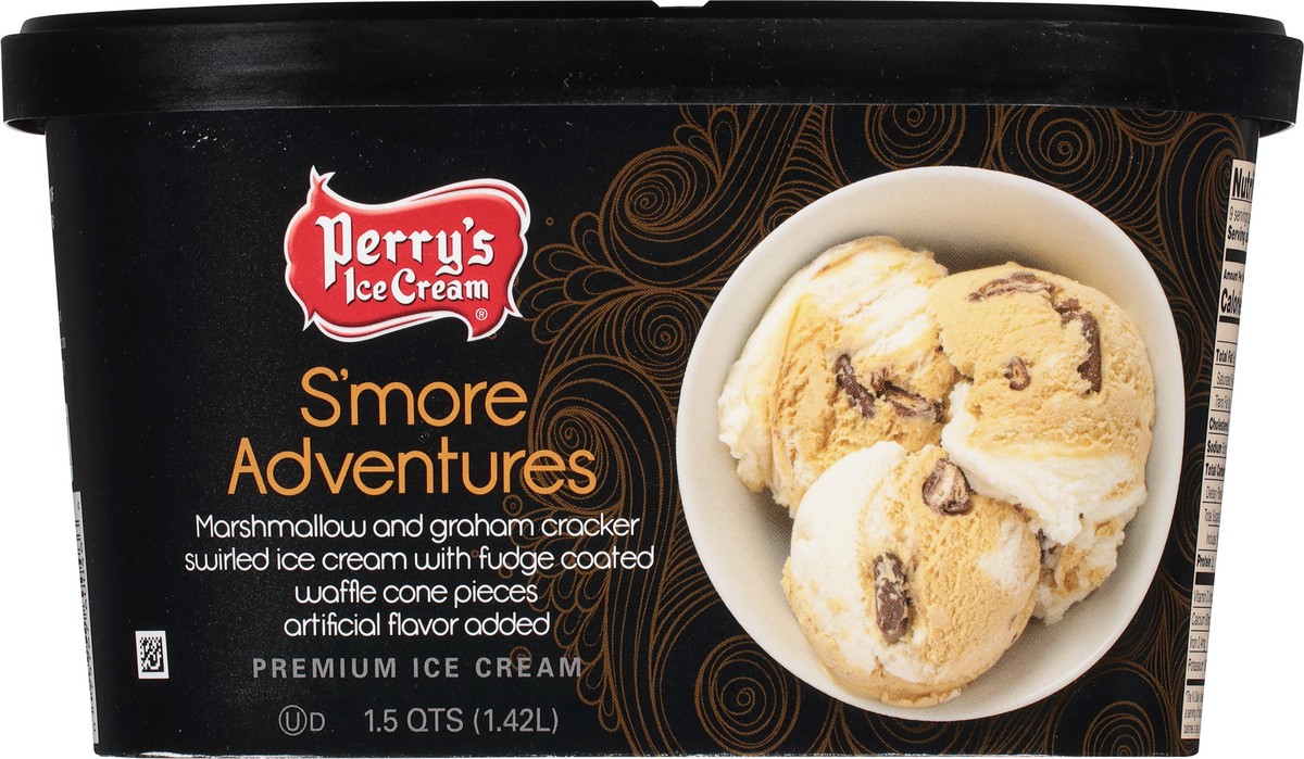 slide 9 of 14, Perry's Ice Cream S'more Adventures Premium Ice Cream 1.5 qt, 1.5 qt