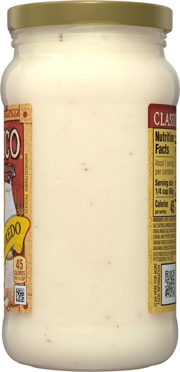 slide 6 of 13, Classico Four Cheese Alfredo Pasta Sauce, 15 oz. Jar, 15 oz