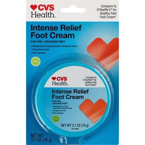 slide 1 of 1, CVS Health Intense Relief Foot Cream, 2.7 Oz, 1 ct