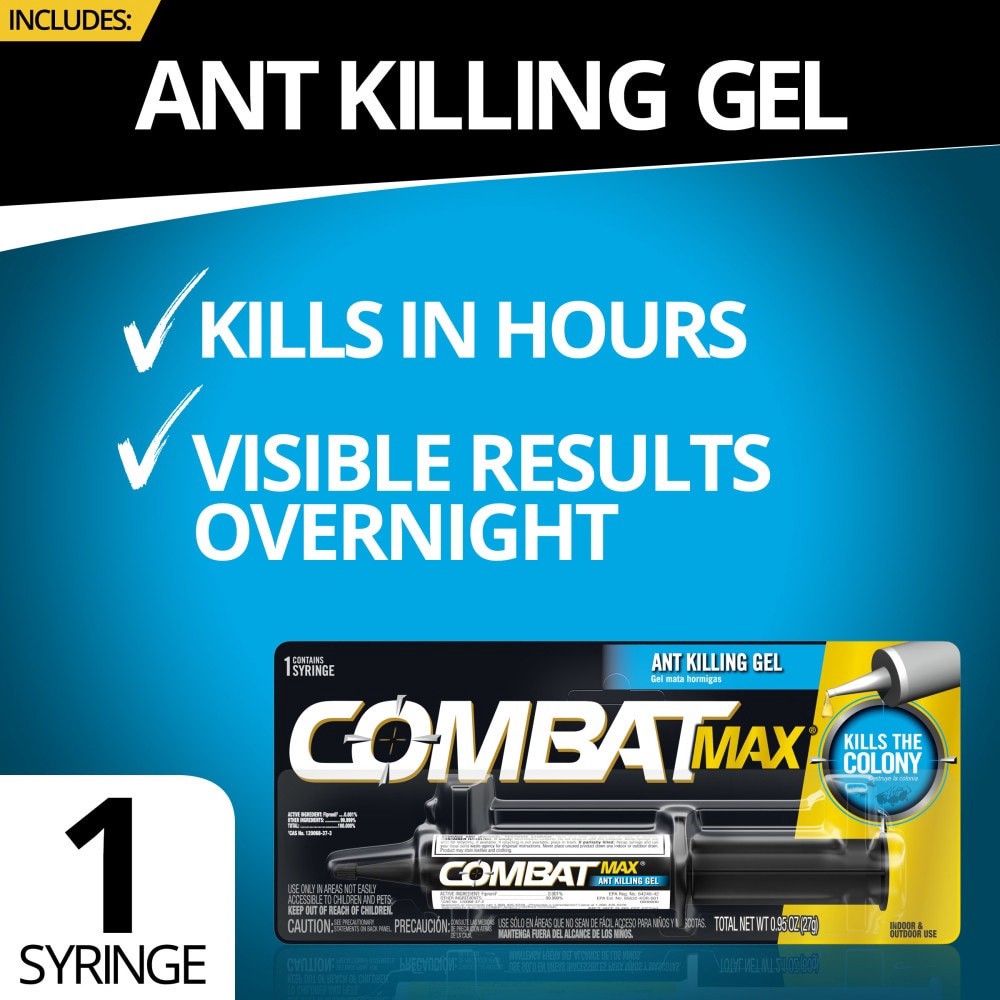 slide 3 of 4, Combat Max Ant Killing Gel, 0.95 oz