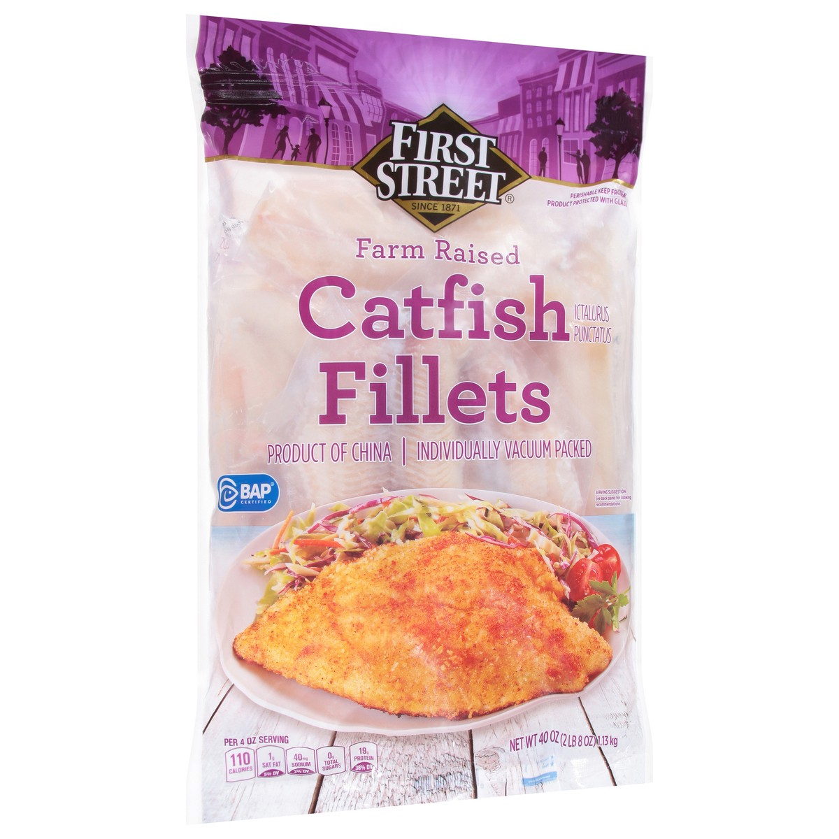 slide 12 of 14, First Street Great American Catfish Fillets, 32 oz
