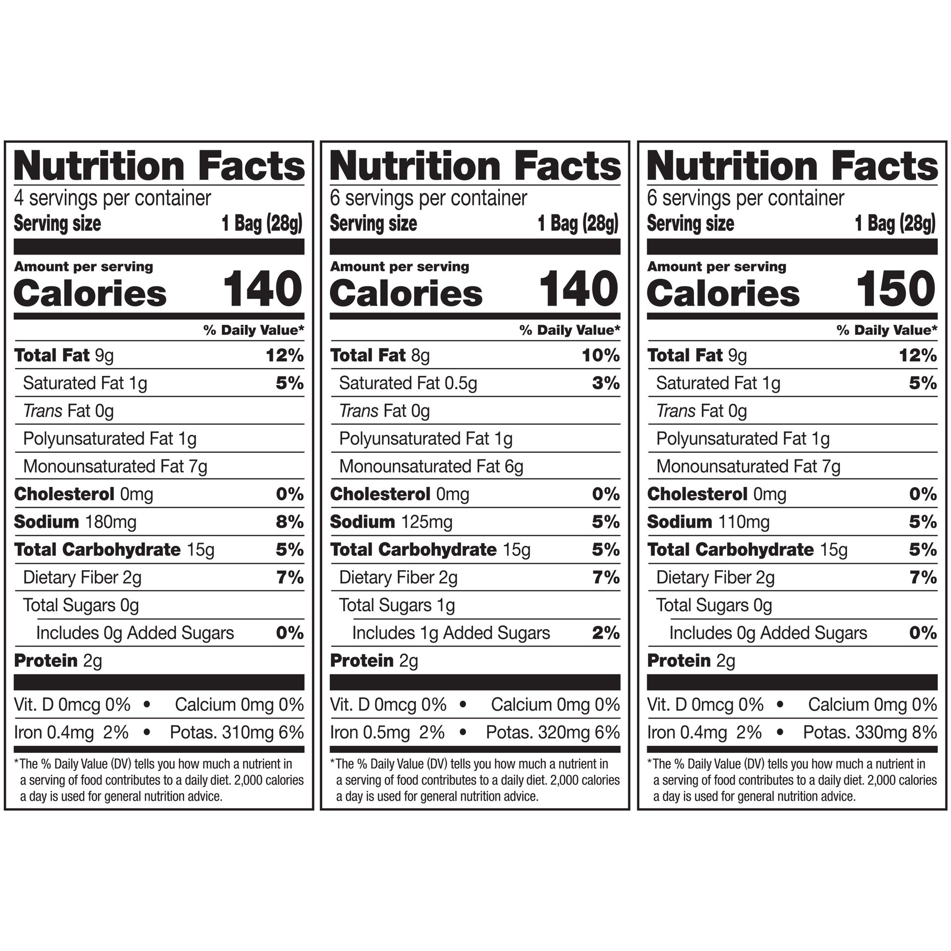 slide 5 of 5, Kettle Brand Potato Chips, Variety Pack of 1.5 oz Snack Bags, 16 Ct, 16 ct; 1 oz