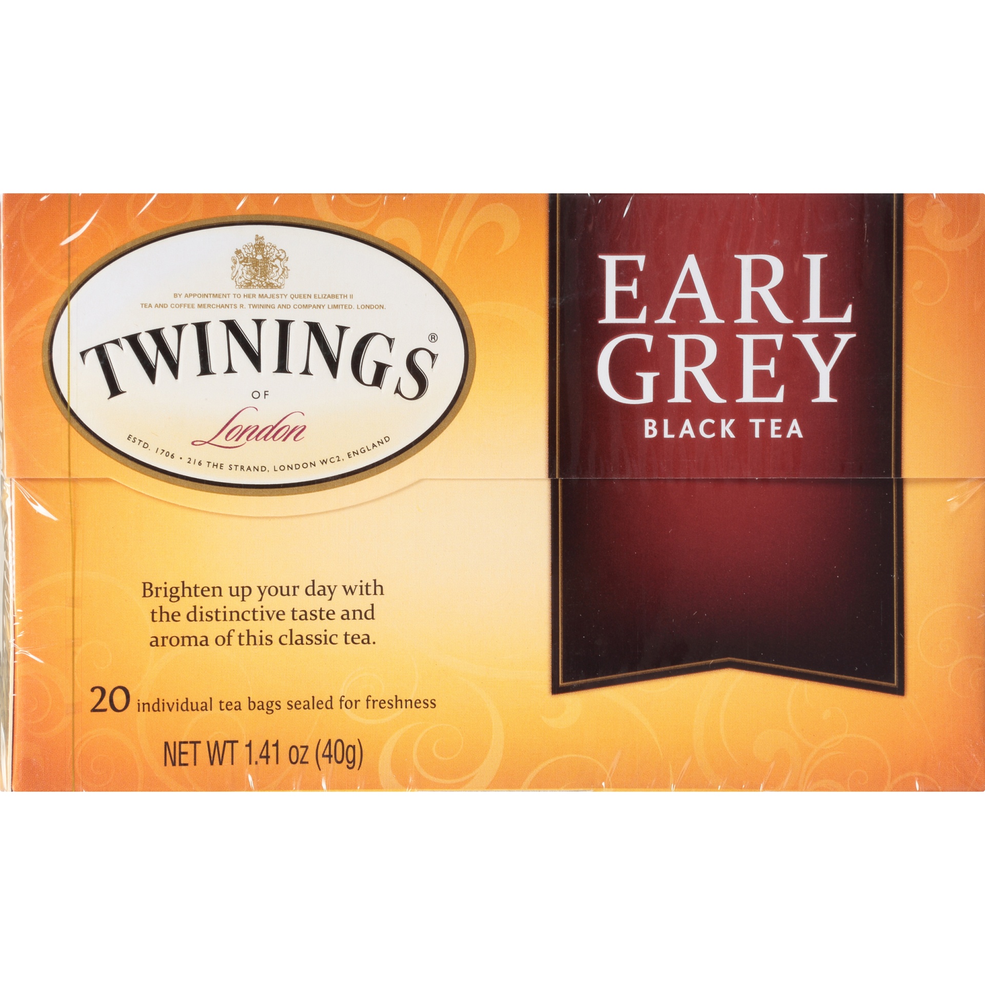slide 6 of 7, Twinings Earl Grey Black Tea Bags, 20 ct