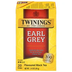 Twinings Flavored Earl Grey Black Tea 20 Tea Bags