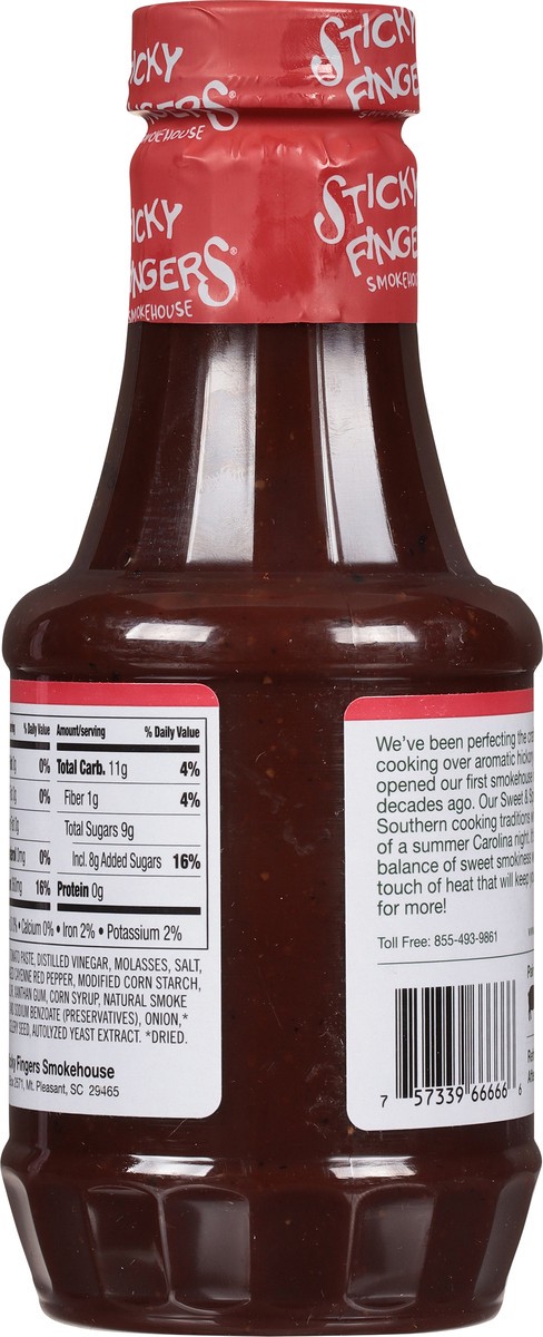 slide 2 of 7, Sticky Fingers Smokehouse Southern Sweet & Spicy Barbecue Sauce 18 oz, 18 oz