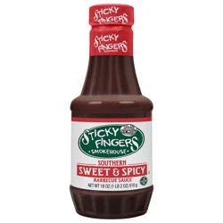 Sticky Fingers Smokehouse Southern Sweet & Spicy Barbecue Sauce 18 oz
