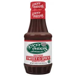 Sticky Fingers Smokehouse Southern Sweet & Spicy Barbecue Sauce 18 oz