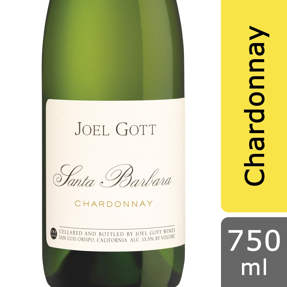 slide 1 of 1, Joel Gott Santa Barbara Chardonnay White Wine Wine Bottle, 750 ml