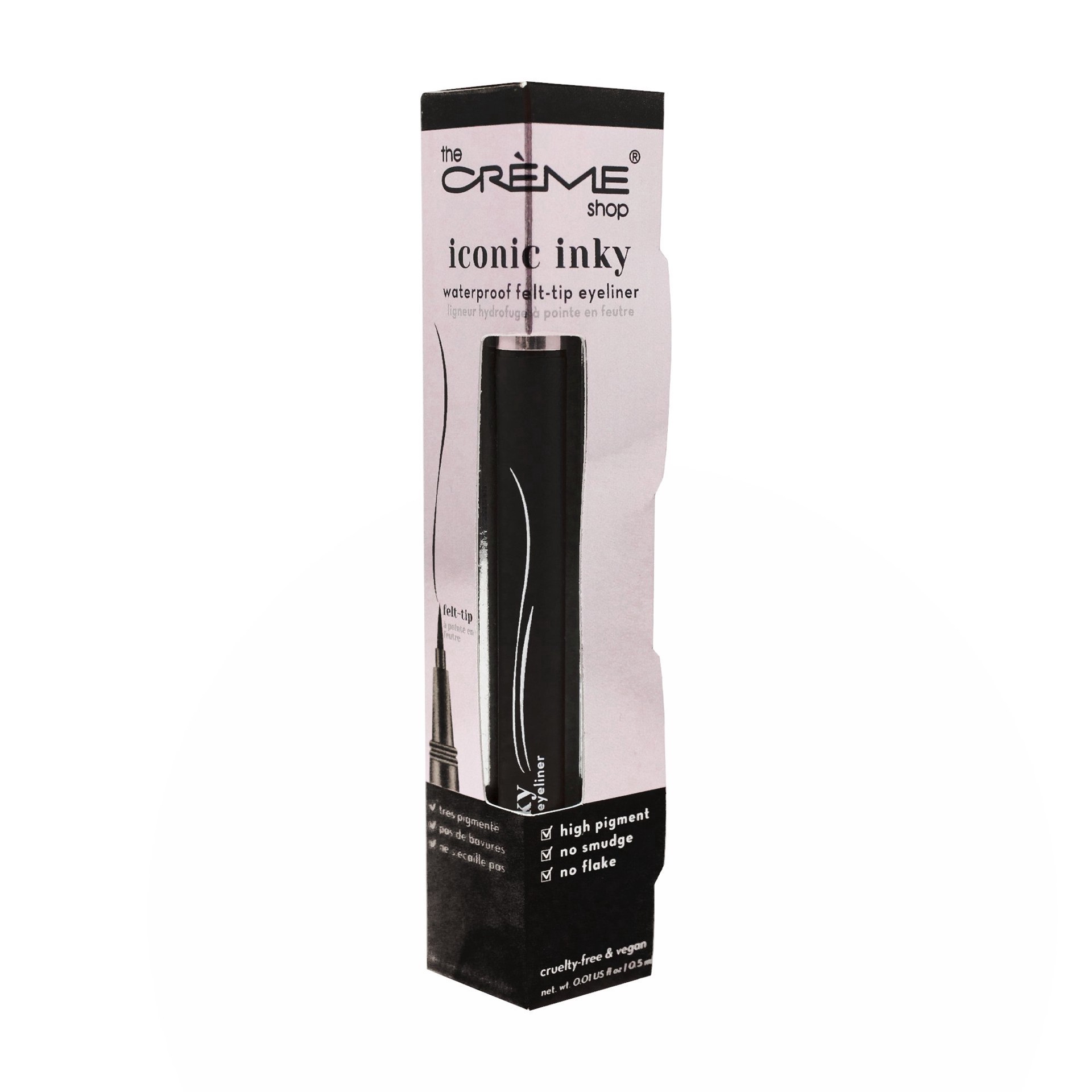 slide 1 of 1, The Crème Shop The Crme Shop Get In Line Felt Tip Eyeliner Marker Black, 1 ct