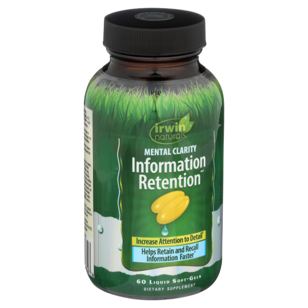 slide 1 of 1, Irwin Naturals Mental Clarity Information Retention Plus Bioperine Softgels, 60 ct