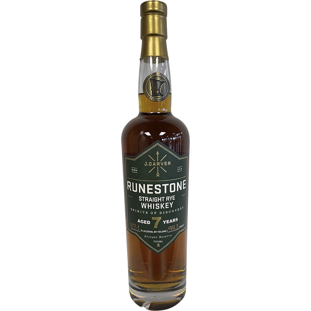 slide 1 of 1, J Carver Runestone 7 Yr Rye, 750 ml