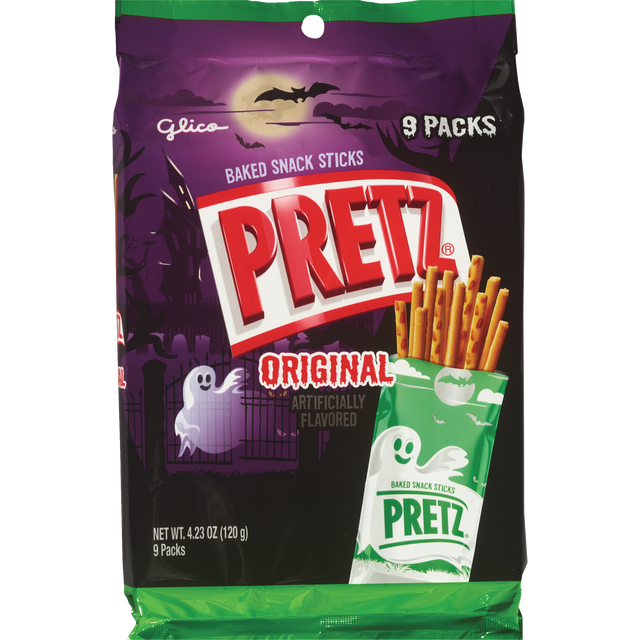 slide 1 of 1, Pretz Original Baked Snack Sticks 9 ea, 9 ct