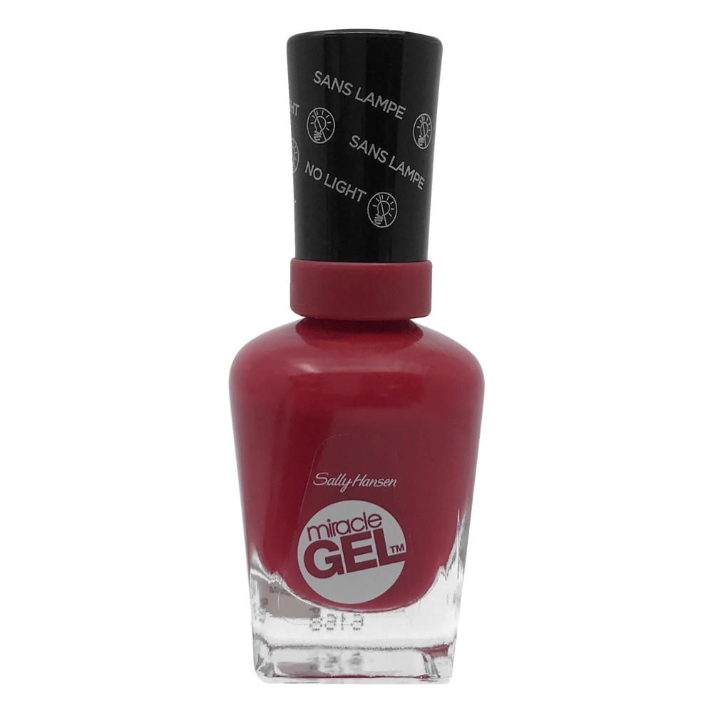 slide 1 of 1, Sally Hansen Miracle Gel Nail Polish - Off With Her Red, 0.5 fl oz