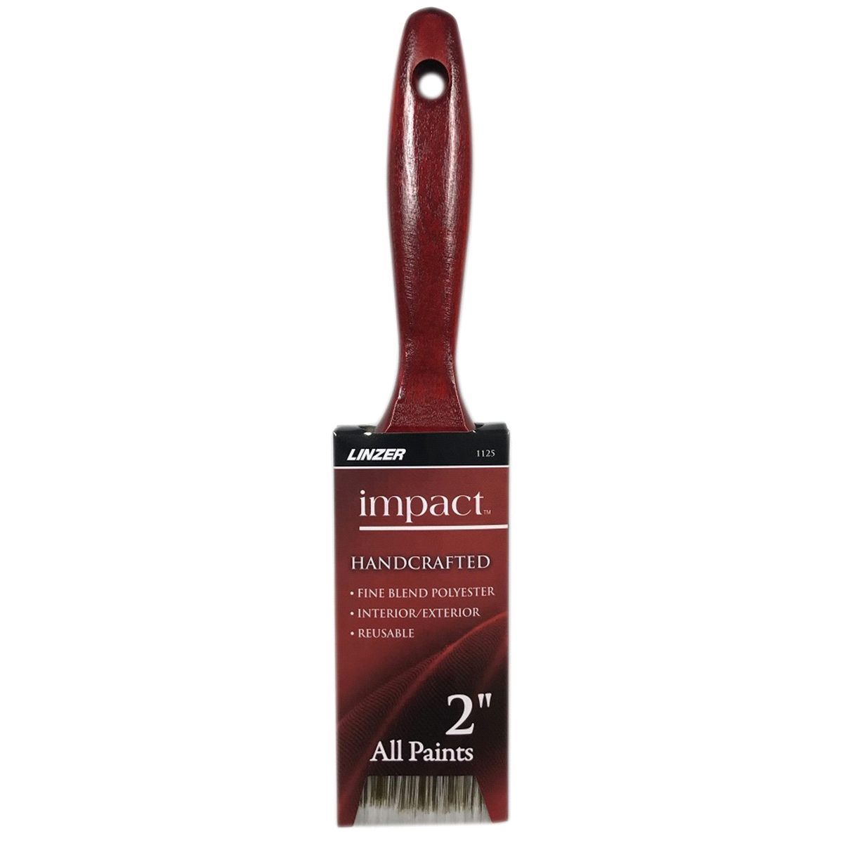 slide 1 of 5, Linzer Impact Poly Blend Brush, 2 in