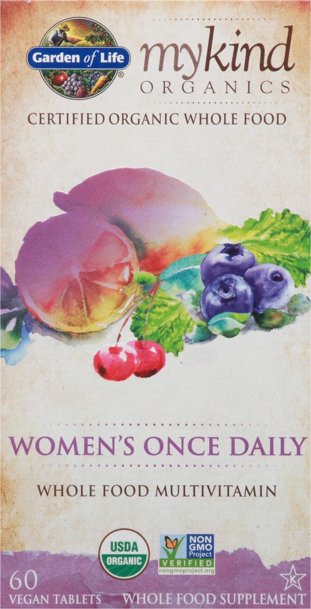 slide 1 of 14, Garden of Life My Kind Organics Women Once Daily Multivitamin, 60 ct