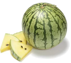 Melon, Watermelon, Yellow, See