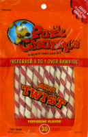 slide 1 of 1, Pork Chomps Pepperoni Flavor Mini Twist Treats, 30 ct