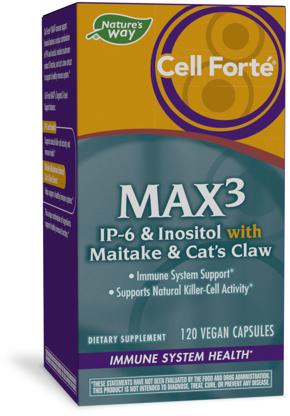 slide 1 of 5, Nature's Way Cell Forté MAX3, 120 ct