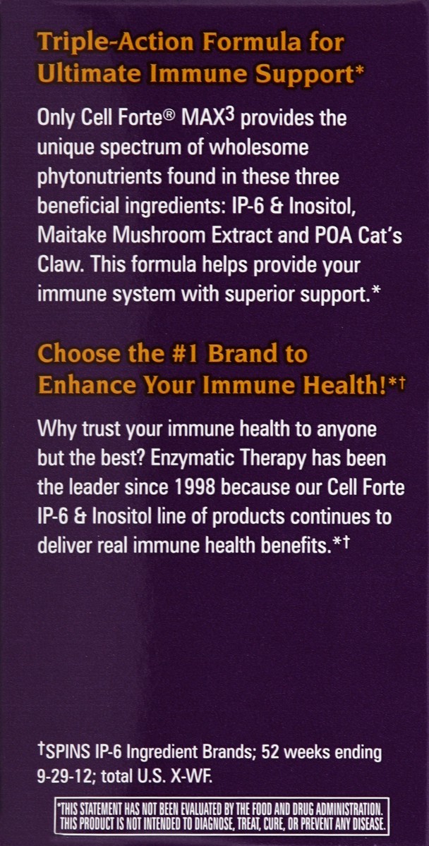 slide 2 of 5, Nature's Way Cell Forté MAX3, 120 ct