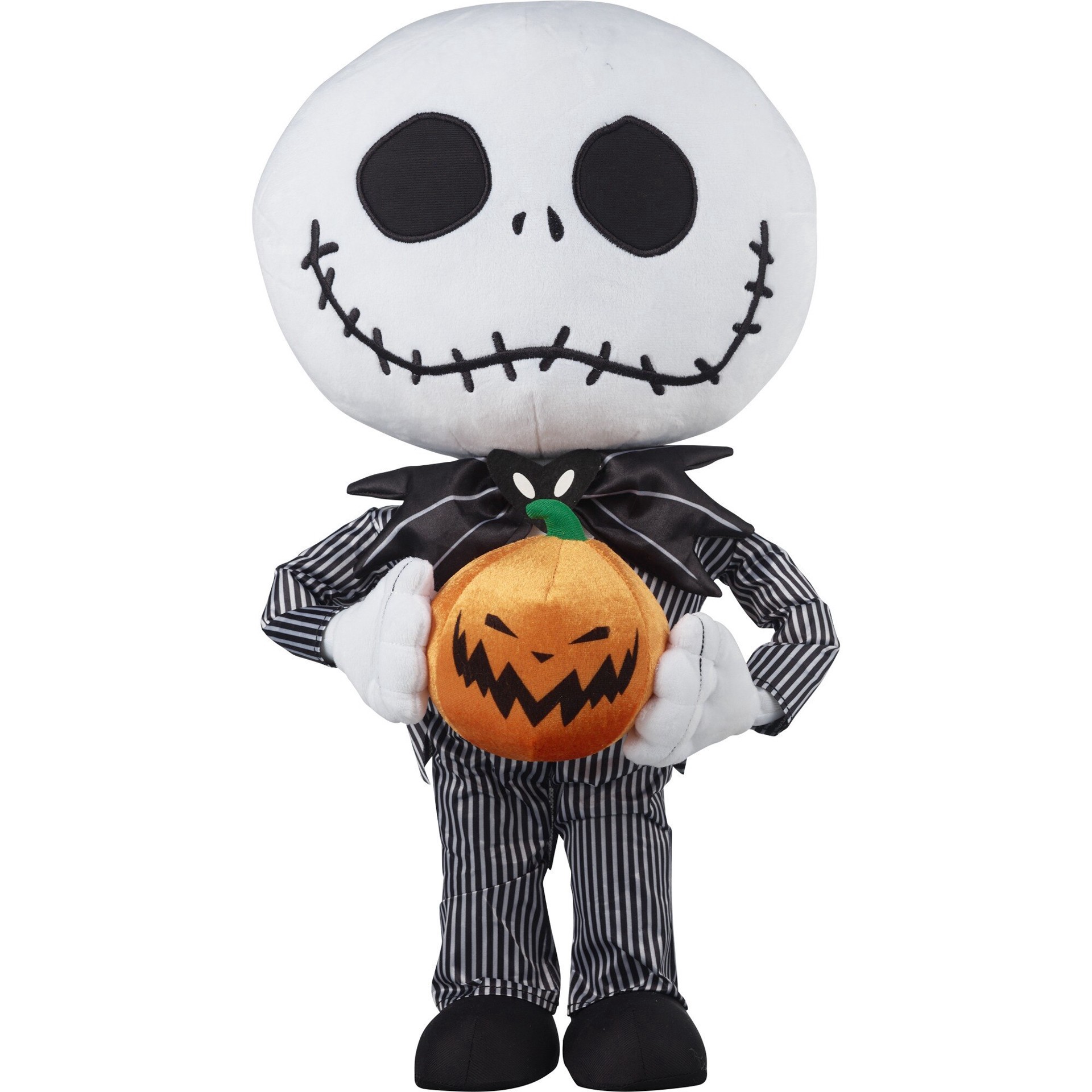 slide 1 of 1, Gemmy Big Head Jack Halloween Greeter - Black/Gray, 1 ct