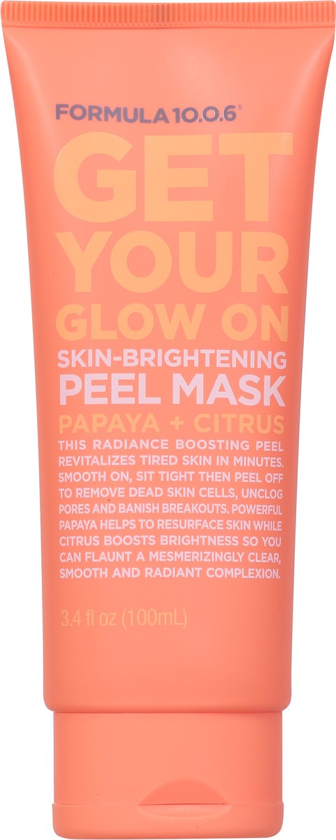 slide 6 of 9, Formula 10.0.6 Get Your Glow On Skin-Brigthening Papaya + Citrus Peel Mask 3.4 fl oz, 3.4 fl oz